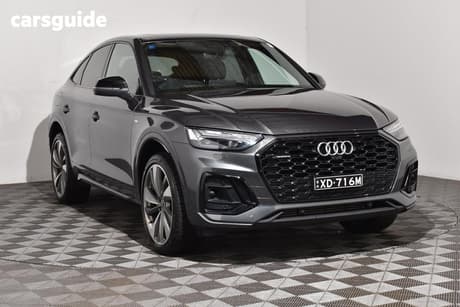 Grey 2021 Audi Q5 Sportback 45 Tfsi Quattro S Line Mhev