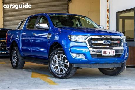 Blue 2018 Ford Ranger Dual Cab Utility Xlt 3.2 (4X4)