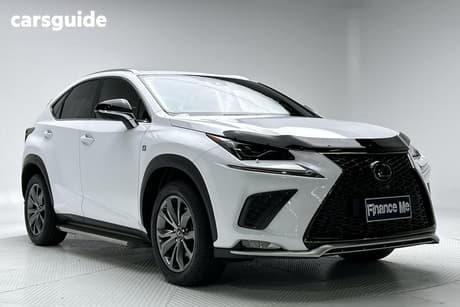 White 2019 Lexus NX300 Wagon F Sport (Awd)