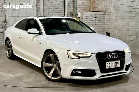 White 2015 Audi A5 Coupe 2.0 Tfsi Quattro