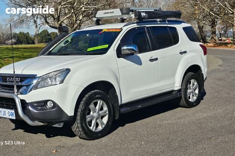 White 2014 Isuzu MU-X Wagon Ls-T (4X4)