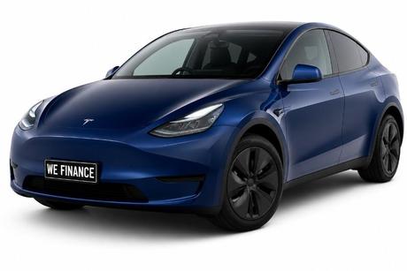 Blue 2023 Tesla Model Y Wagon Rear-Wheel Drive