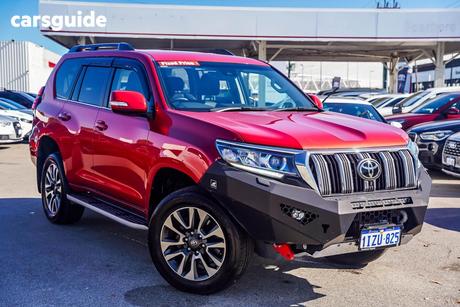 Red 2022 Toyota Landcruiser Prado Wagon Gxl