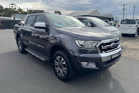 Grey 2016 Ford Ranger Dual Cab Utility Xlt 3.2 (4X4)