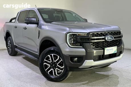 Silver 2024 Ford Ranger Double Cab Pick Up Sport 3.0 (4X4)