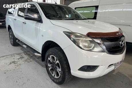 White 2017 Mazda BT-50 Dual Cab Utility Xtr (4X4)