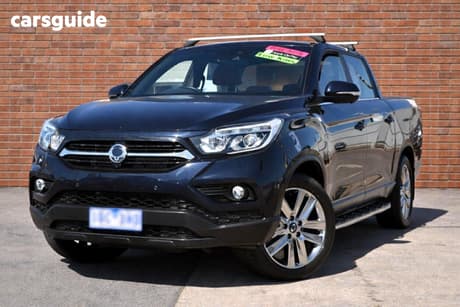 Blue 2019 Ssangyong Musso Dual Cab Utility Ultimate