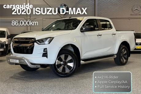 White 2020 Isuzu D-MAX Crew Cab Utility Ls-U (4X2)