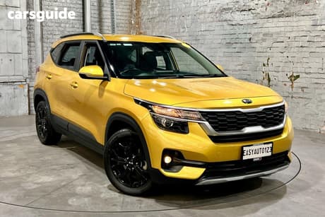 Yellow 2021 Kia Seltos Wagon Sport (Fwd)