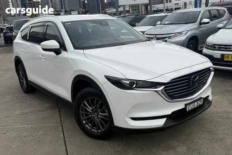 White 2022 Mazda CX-8 Wagon Sport (Fwd)