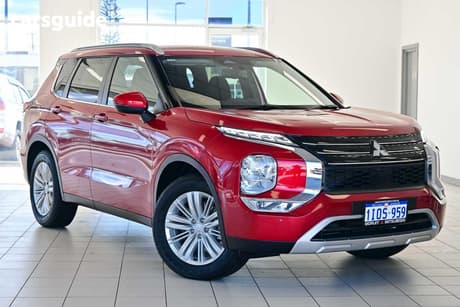 Red 2025 Mitsubishi Outlander Wagon Ls 7 Seat (2Wd)