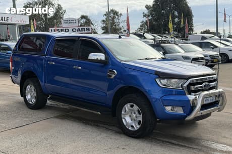 Blue 2018 Ford Ranger Dual Cab Utility Xlt 3.2 (4X4)
