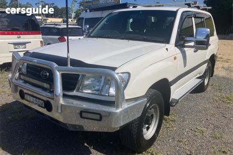 White 1999 Toyota Landcruiser Wagon Gxl (4X4)