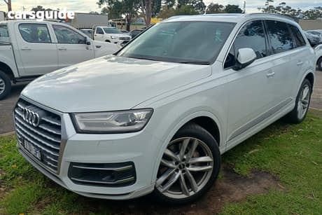 White 2016 Audi Q7 Wagon 3.0 Tdi Quattro (160Kw)