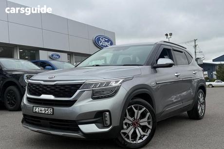 Grey 2020 Kia Seltos Wagon Gt Line (Awd)
