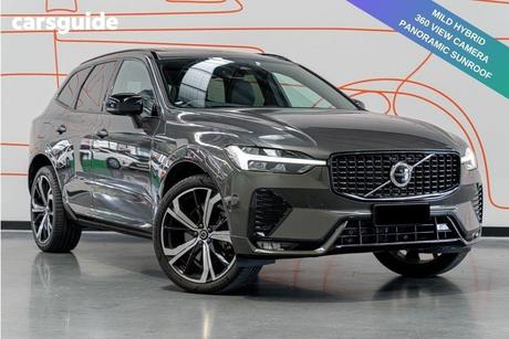 Grey 2021 Volvo XC60 Wagon B6 R-Design Mhev