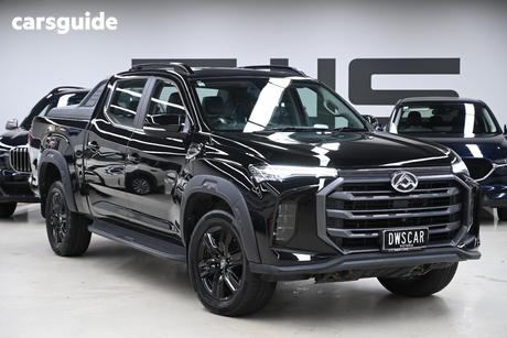 Black 2023 LDV T60 Double Cab Utility Max Luxe (4X4)