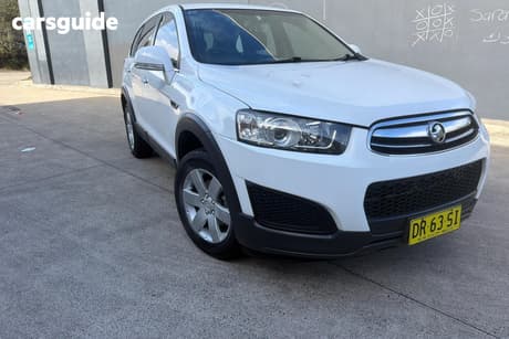 White 2015 Holden Captiva Wagon 5 Lt (Fwd)