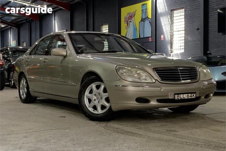 Gold 1999 Mercedes-Benz S430 Sedan