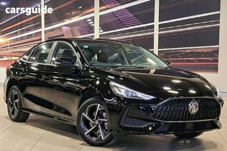 Black 2025 MG MG5 Sedan Essence