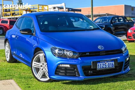 Blue 2012 Volkswagen Scirocco Coupe R