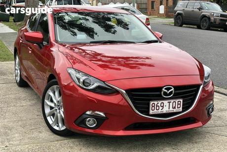 Red 2014 Mazda 3 Hatchback Sp25 Gt