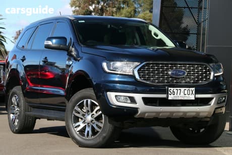 Blue 2022 Ford Everest Wagon Trend (4Wd)