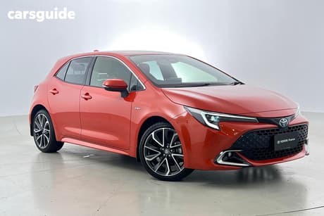 Orange 2025 Toyota Corolla Hatchback Zr Hybrid