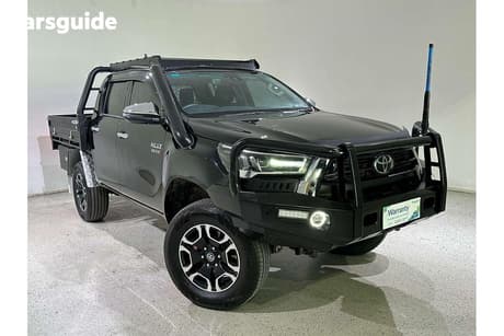 Black 2023 Toyota Hilux Double Cab Chassis Sr5 (4X4)