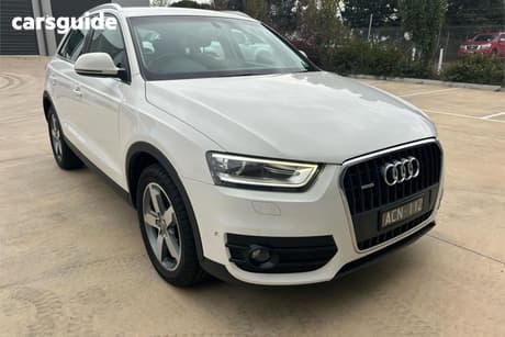 White 2014 Audi Q3 Wagon 2.0 Tfsi Quattro (125Kw)