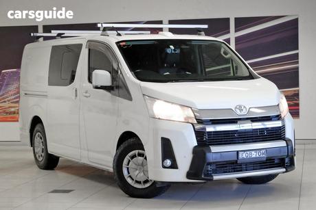 White 2021 Toyota HiAce Crew Van Lwb (5 Seats)