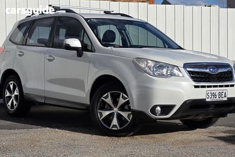 White 2014 Subaru Forester Wagon 2.5I Luxury Limited Edition
