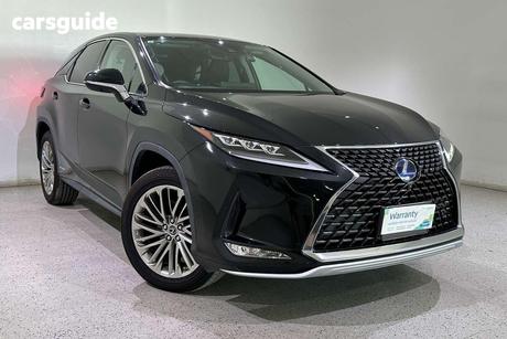 Black 2021 Lexus RX450H Wagon Sports Luxury Hybrid