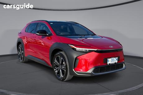 Red 2025 Toyota BZ4X Wagon Awd