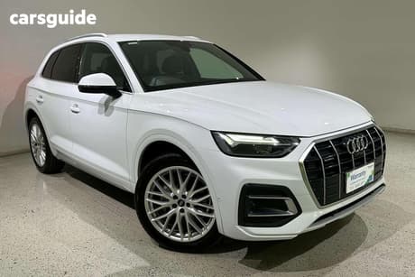 White 2023 Audi Q5 Wagon 40 Tdi Dynamic Black