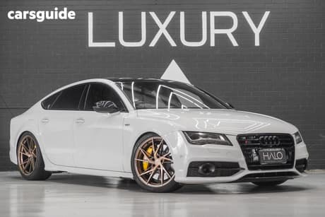White 2012 Audi S7 Hatchback Sportback 4.0 Tfsi Le