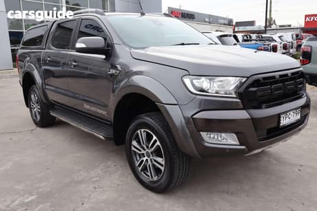 Grey 2017 Ford Ranger Dual Cab Pick-up Wildtrak 3.2 (4X4)