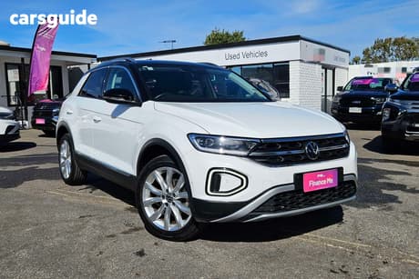 White 2024 Volkswagen T-ROC Wagon 110Tsi Style (Restricted Feat)