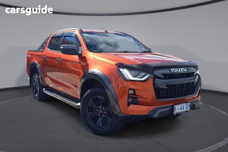 Orange 2022 Isuzu D-MAX Crew Cab Utility X-Terrain (4X4)