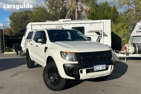 White 2013 Ford Ranger Dual Cab Utility Xl 3.2 (4X4)