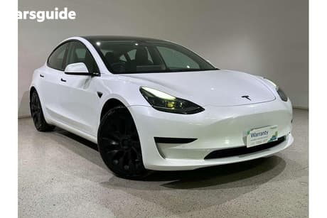 White 2022 Tesla Model 3 Sedan Long Range