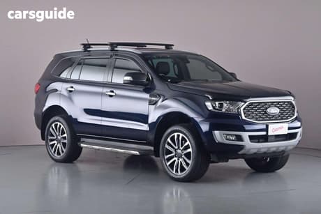 Blue 2022 Ford Everest Wagon Titanium (4Wd)