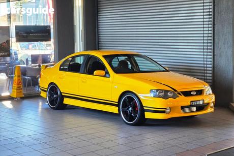 Yellow 2004 Ford Falcon Sedan Xr6