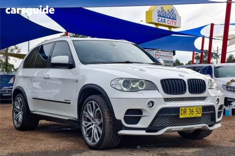 White 2012 BMW X5 Wagon Xdrive 30D
