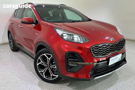 Red 2019 Kia Sportage Wagon Gt-Line (Awd)
