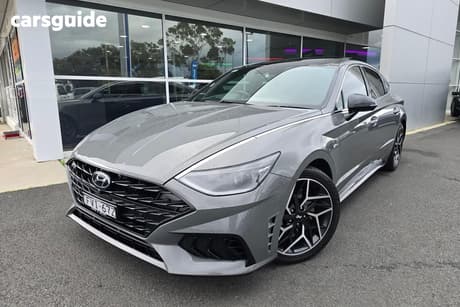 Grey 2021 Hyundai Sonata Sedan N Line