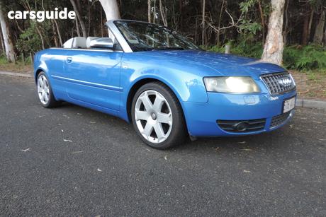 Blue 2005 Audi S4 Cabriolet Cabriolet
