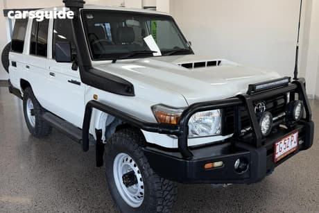 White 2019 Toyota Landcruiser Wagon Workmate (4X4)
