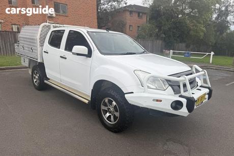 White 2018 Isuzu D-MAX Crew Cab Chassis Sx (4X4)