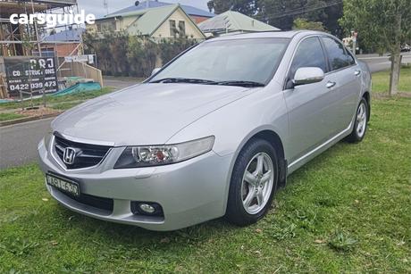 Silver 2004 Honda Accord Euro Sedan Luxury